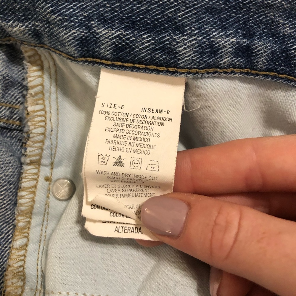 🖤3 for $20🖤 Tommy Hilfiger High Waisted Boyfriend Denim Shorts - Picture 6 of 6